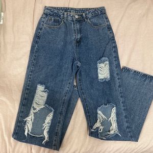 Women’s wide leg jeans